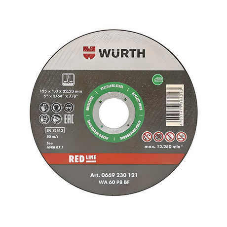 Cutting wheel 125mm Wurth 0669230121
