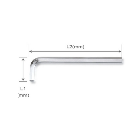 Lục giác chữ L ngắn Toptul AGAS0610
