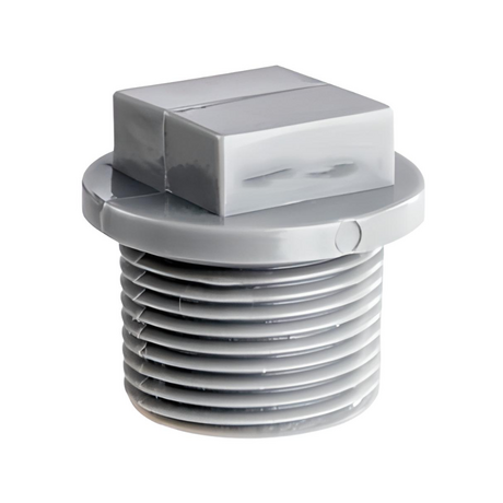 Đầu bịt ren ngoài phun Tiền Phong uPVC ISO-BS DN 34