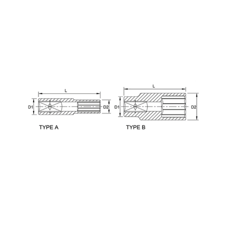 Tuýp bông dài 3/8inch Toptul BAEF1211