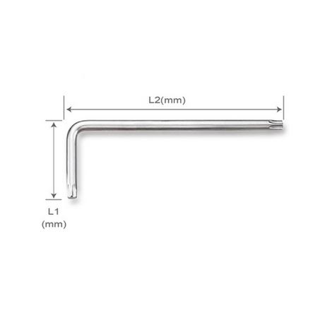 Lục giác sao chữ L ngắn T50 Toptul AIAS5012