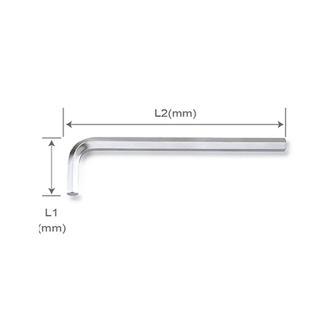 Lục giác chữ L Toptul AGAL0917