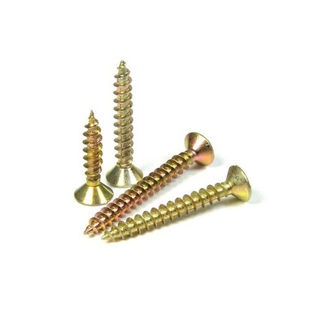 1P5 Wide Thread Yellow Wood Screw