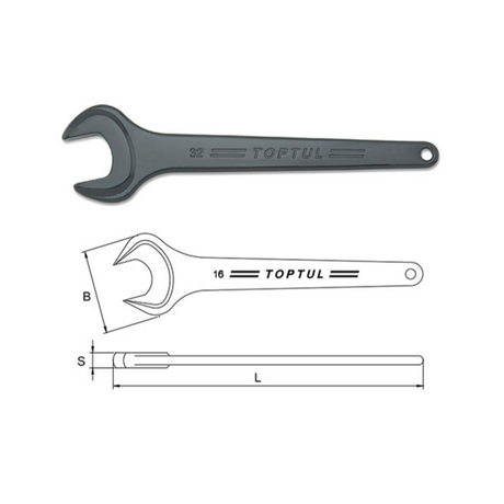 Cờ lê 1 đầu mở 34mm Toptul AAAT3434