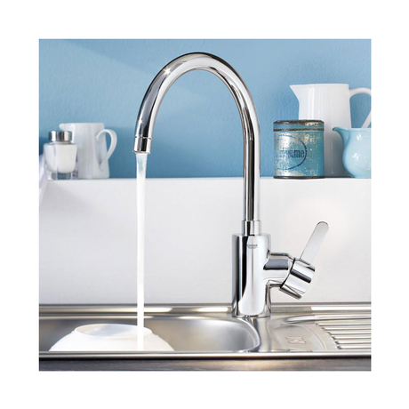 Hot and cold kitchen faucet 354mm Eurostyle Cosmo GROHE 33975002