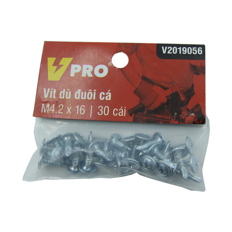 Fishtail screw M4.2x16 VPRO V2019056 bag of 30