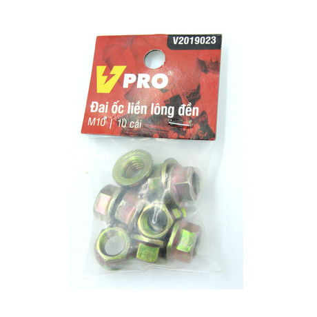 Đai ốc liền lông đền M10 VPRO V2019023 túi 10 cái