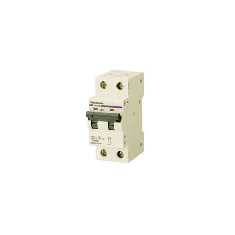 Cầu dao tép 2P 2E 100A 415VAC Panasonic BBD210021C