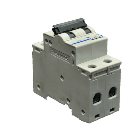 Cầu dao tép 2P 2E 100A 415VAC Panasonic BBD210021C