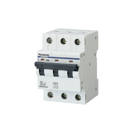 3P 16A 415VAC Panasonic BBD3163CNV circuit breaker