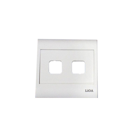 2-hole face and single white border - Series V20SM LiOA V20SM2X