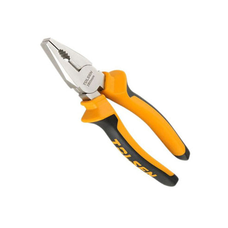 Tolsen 10000 Nickel Coated 6 inch/160mm Toothed Pliers
