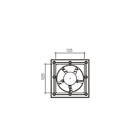 Lưới lọc giá lắp quạt 220V-23W LiOA LLTDQ