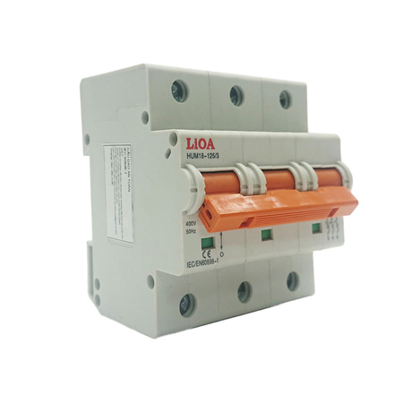 Aptomat loại 3 cực dòng điện 63A LiOA MCB3063/6