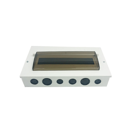 Metal electrical cabinet containing 14 LiOA SE14PL APTOMAT
