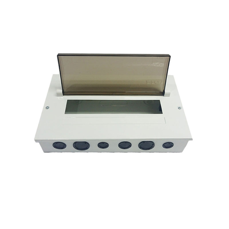 Metal electrical cabinet containing 14 LiOA SE14PL APTOMAT