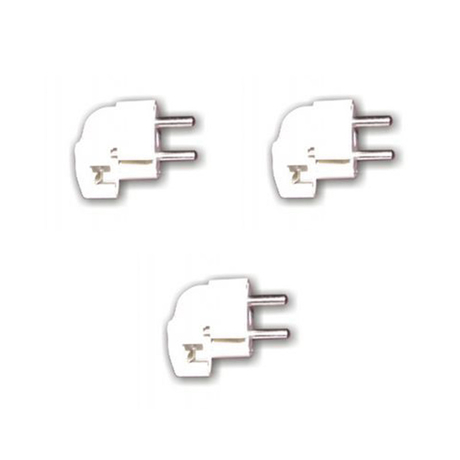 Đầu phích cắm Schuko 2P + E LiOA EU Rø5