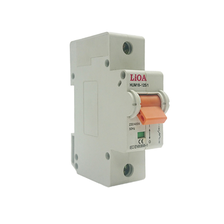 1-pole circuit breaker, 75A current, LiOA MCB1075/6