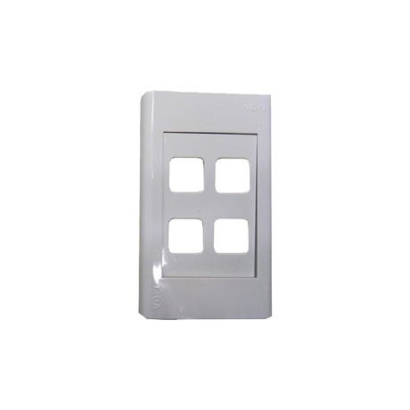 Round hole face, straight edge, 4 hole face LiOA E184X