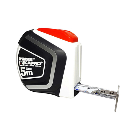5m tape measure KAPRO 510-5 white