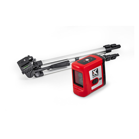 Red KAPRO 862S SET laser leveling equipment set with stand