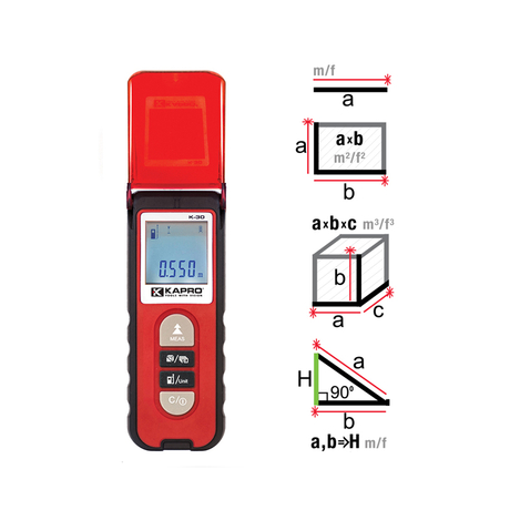 KAPRO 363 red laser distance meter