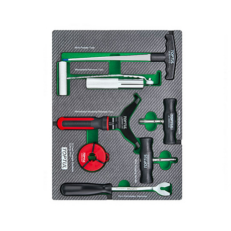 Bộ dụng cụ tháo bỏ kính chắn gió Toptul GEB0708 (7 chi tiết)