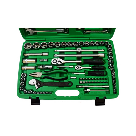Bộ dụng cụ 1/4inch và 1/2inch Toptul GCAI9601 (96 chi tiết)