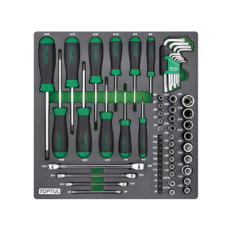 Toptul GEC6102 Tool Kit (61 pieces)