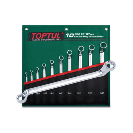 Bộ cờ lê 2 đầu vòng Toptul GRAI1001 (10 chi tiết)