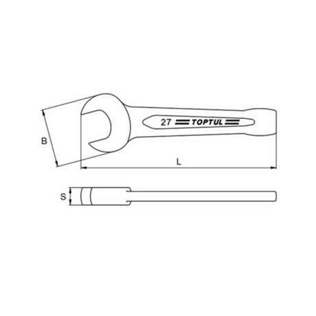 Toptul AAEY4141 41mm Hammer Wrench
