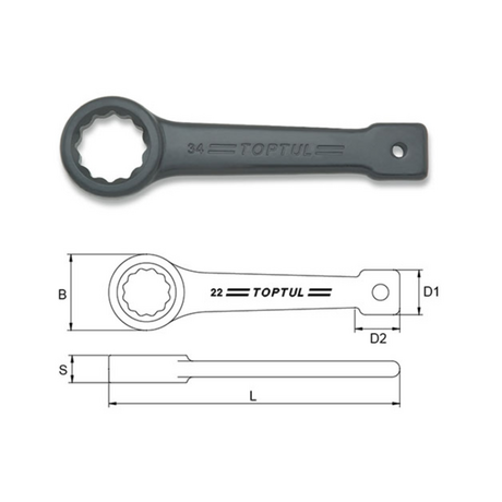 Cờ lê đóng 65mm Toptul AAAR6565
