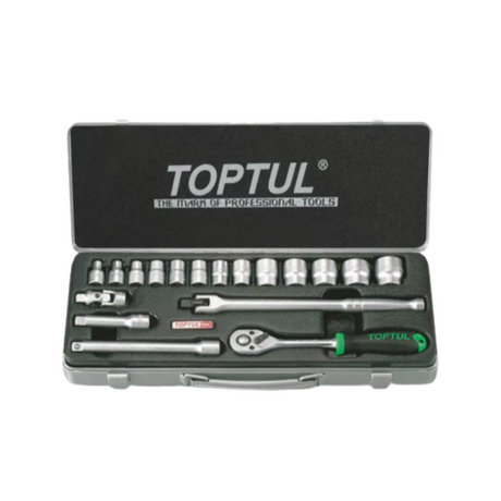 Bộ đầu tuýp 3/8inch Toptul GCAD1805 (18 chi tiết)