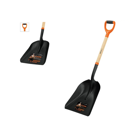 Xẻng làm vườn bằng thép carbon 110cm TRUPER PCAY-P