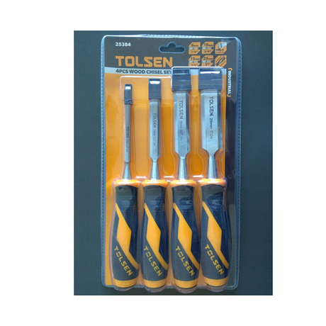 Set of 4 wood chisels 6,13,19,25mm Tolsen 25384