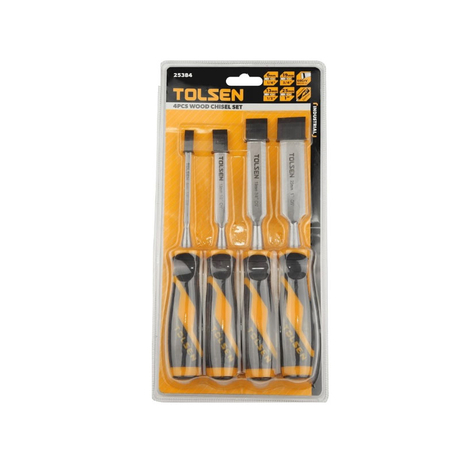 Set of 4 wood chisels 6,13,19,25mm Tolsen 25384