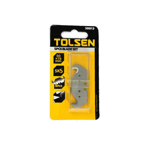 Box of 5 Tolsen 30013 50x19mm fruit knife blades