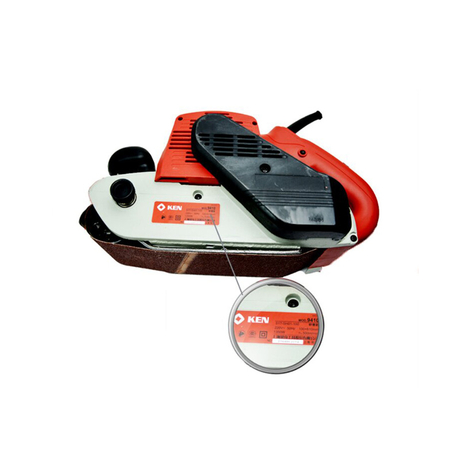 Máy chà nhám băng 1350W/100x610mm Ken 9410