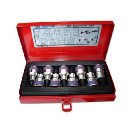 Bộ đầu tuýp lục giác 9 chi tiết Kingtony 4110PR