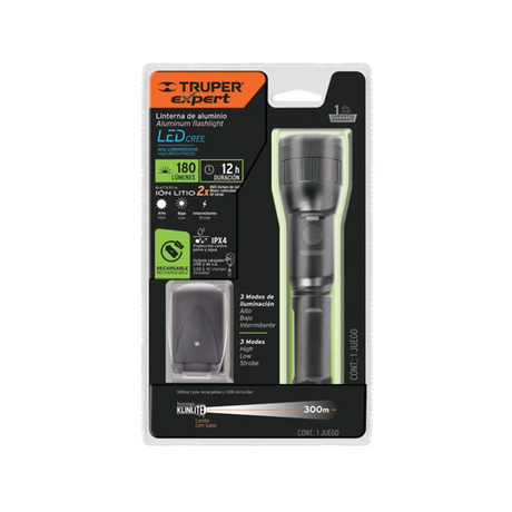 TRUPER LIXR-2AA 180lumen Led handheld flashlight