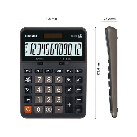 Genuine Casio DX12B calculator