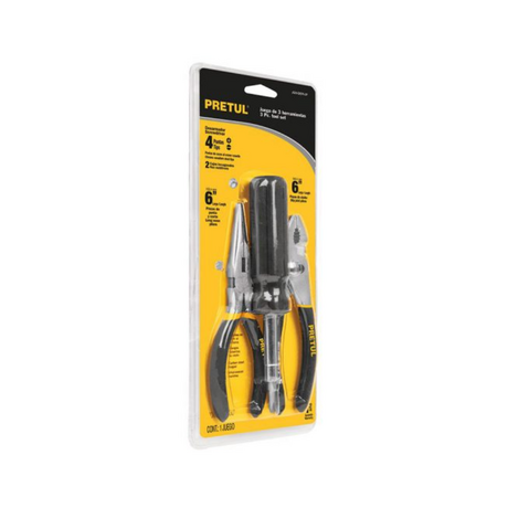 Bộ kìm vít PRETUL JGO-PEPI-3P (3 chi tiết)