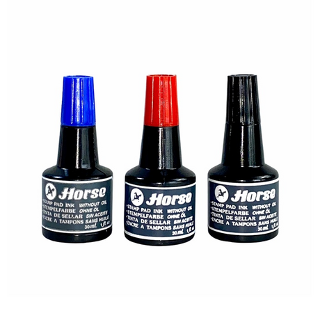 Horse blue ink