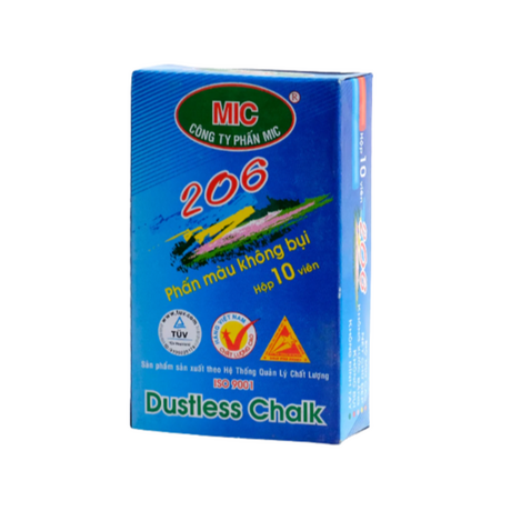 MIC 10-piece colored chalk
