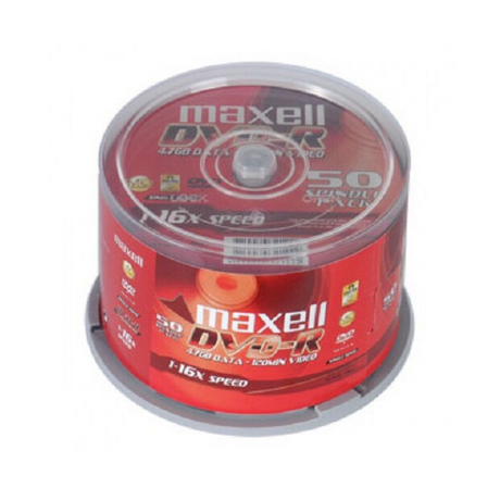 Maxell Red DVD (10 pieces/box)