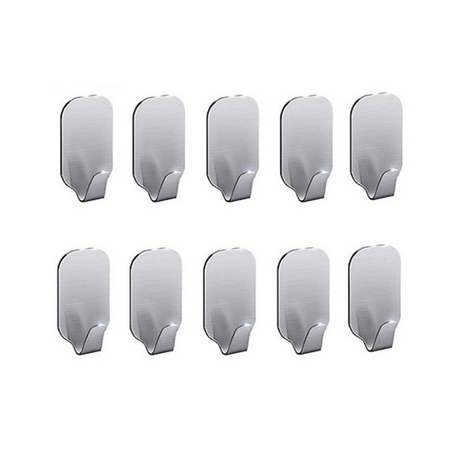 Stainless steel wall hook (10 pieces/set)