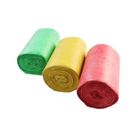 Túi đựng rác 3 cuộn màu size trung (3b/Kg)