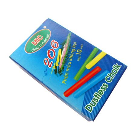 MIC 10-piece colored chalk