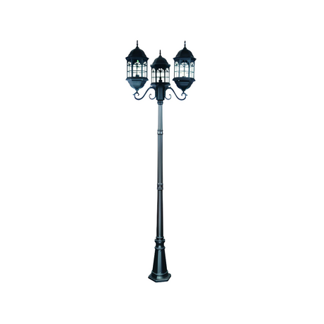 Đèn Led trụ công viên 3x9W Duhal DOA012M trung bình