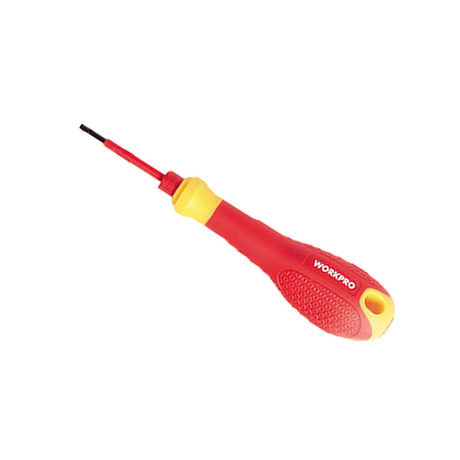 Workpro W094008 3.5x75mm Insulated Flat Screwdriver